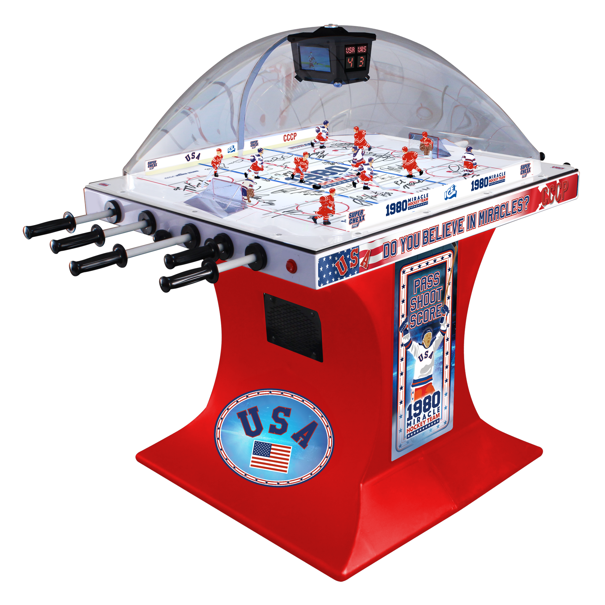 1980 Miracle Hockey Team Chexx Ice Game