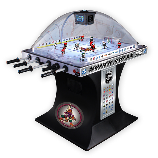 Arizona Coyotes NHL Super Chexx Pro Bubble Hockey Arcade Innovative Concepts in Entertainment   