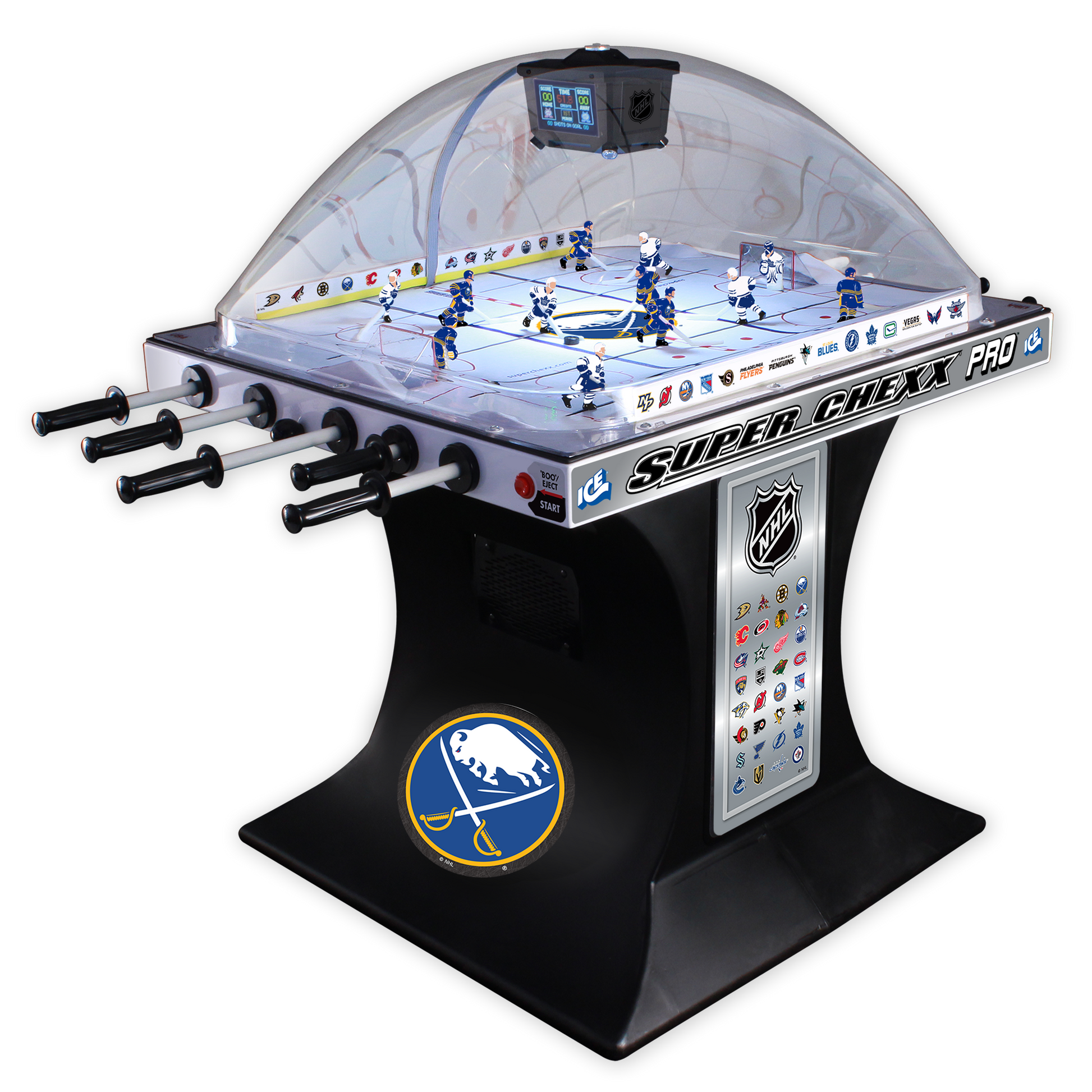 Buffalo Sabres NHL Super Chexx Pro Bubble Hockey Arcade Innovative Concepts in Entertainment   