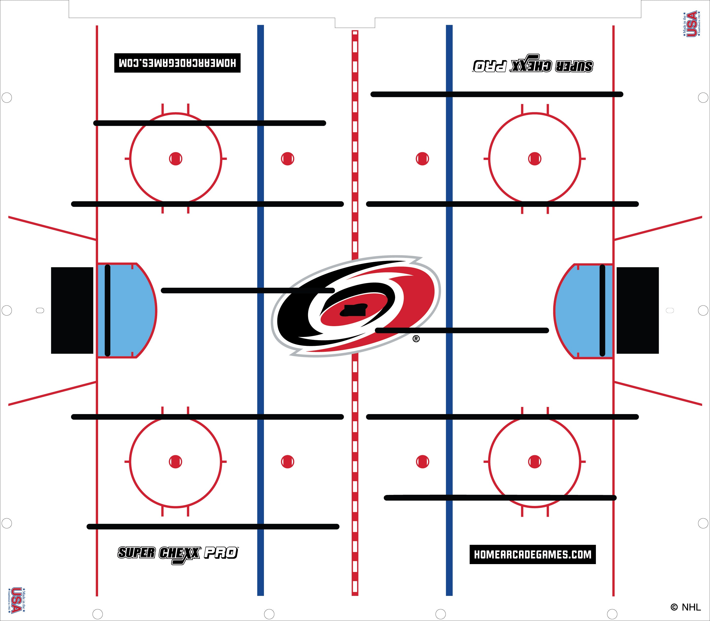 PC ユニバーサルWIN バーチャルパーラー Carolina Hurricanes NHL Super Chexx Pro Bubble Hockey – Super