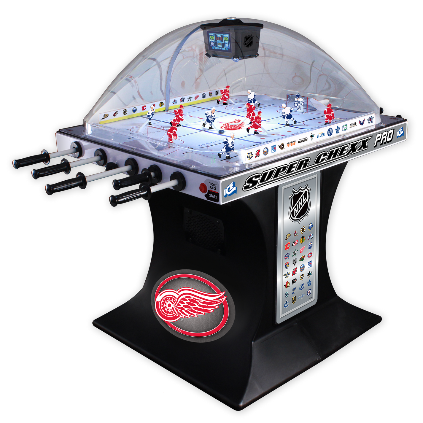 Detroit Red Wings NHL Super Chexx Pro Bubble Hockey – Super Chexx Store