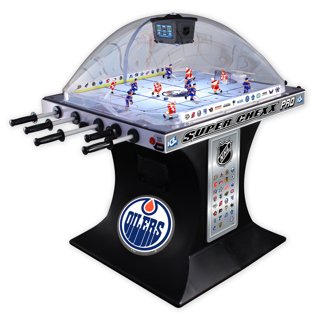 Edmonton Oilers NHL Super Chexx Pro Bubble Hockey Arcade Innovative Concepts in Entertainment   