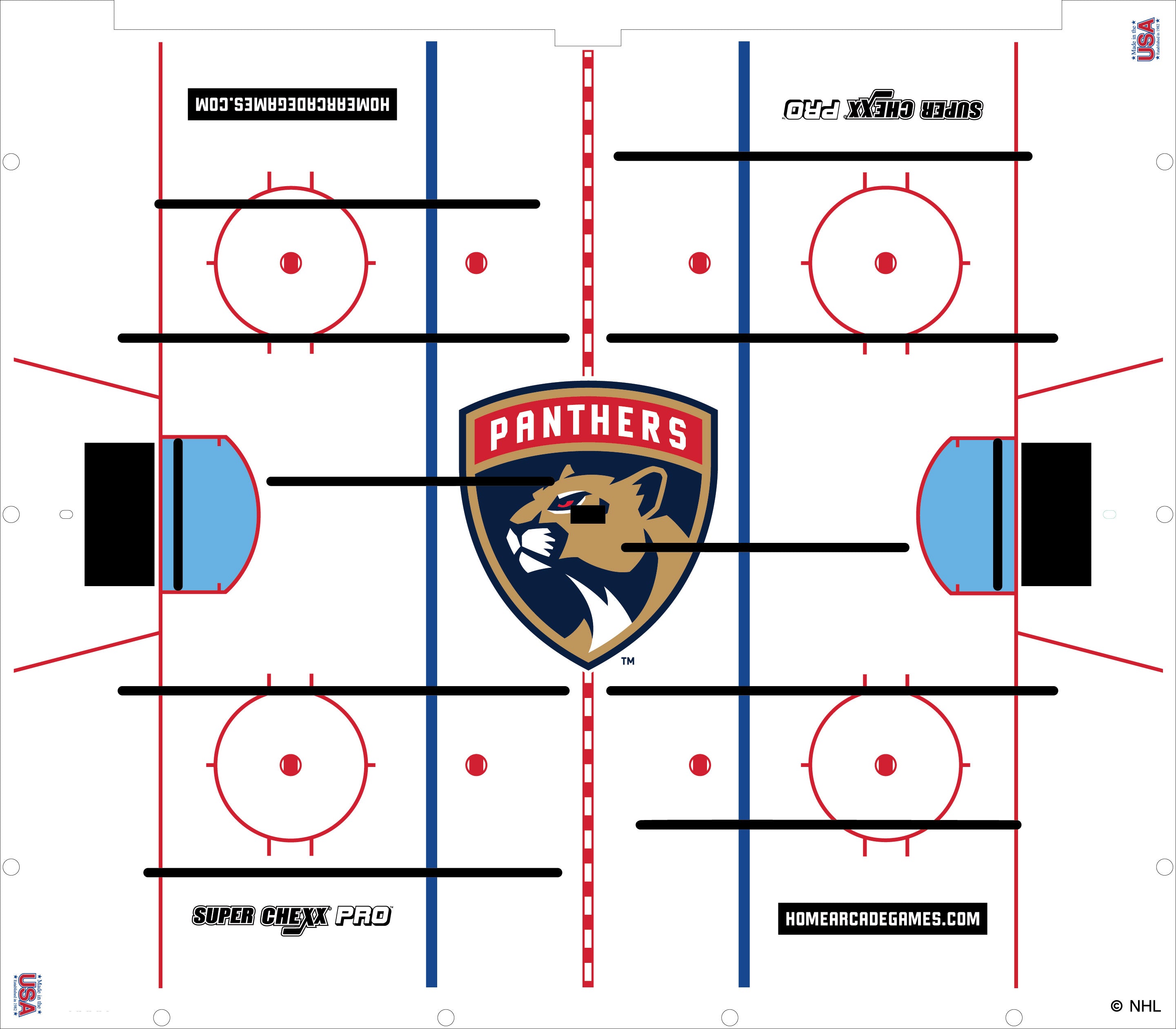 Florida Panthers NHL Super Chexx Pro Bubble Hockey – Super Chexx Store