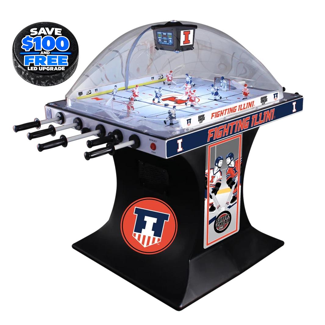 University of Illinois Super Chexx PRO® Bubble Hockey Arcade Innovative Concepts in Entertainment