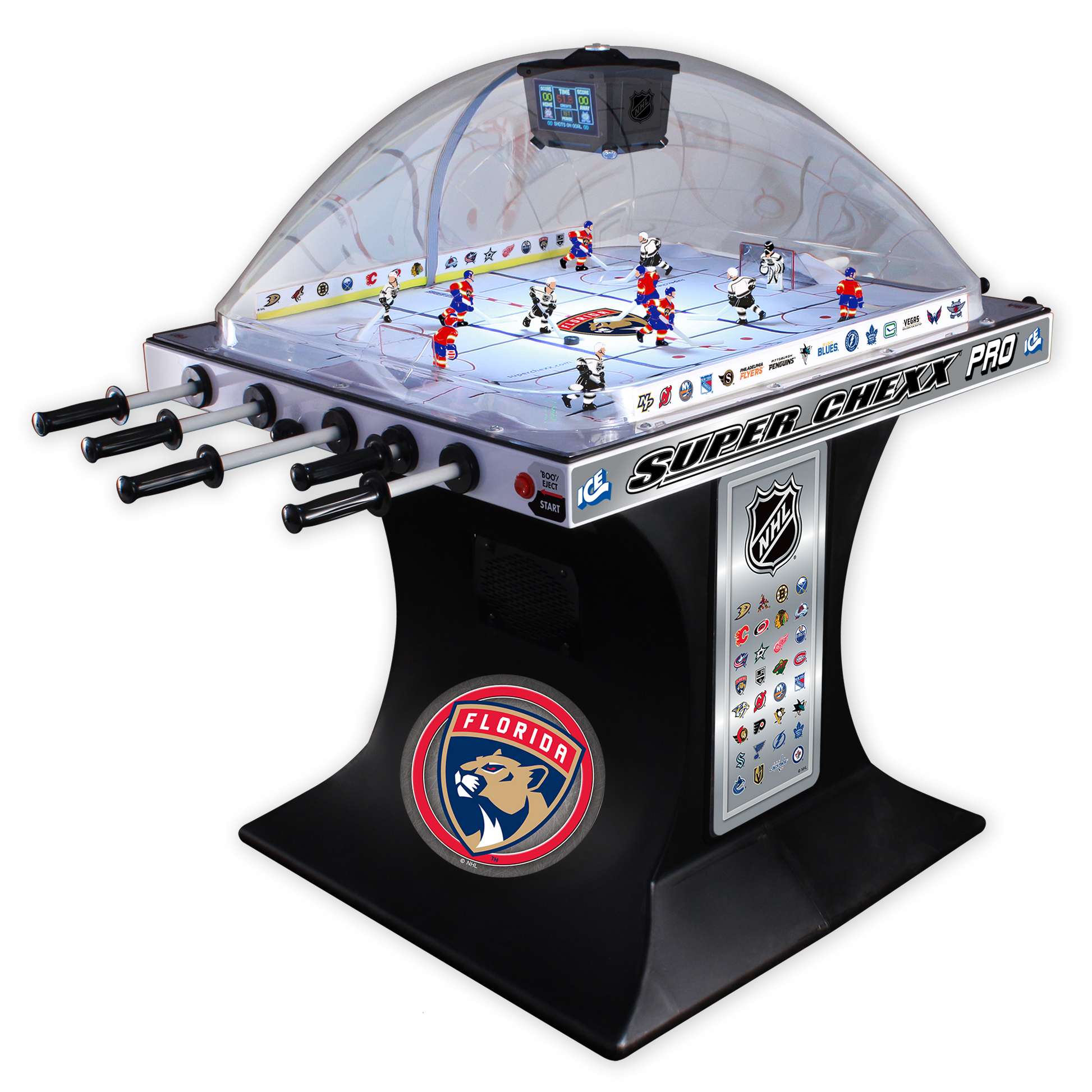 Florida Panthers NHL Super Chexx Pro Bubble Hockey Arcade Innovative Concepts in Entertainment   