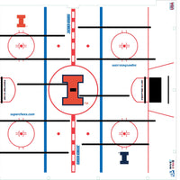 University of Illinois Super Chexx PRO® Bubble Hockey Arcade Innovative Concepts in Entertainment