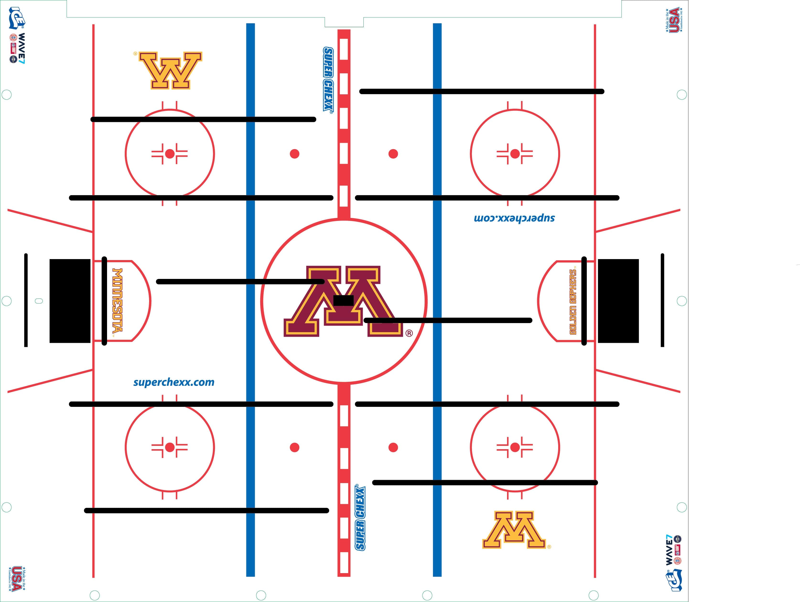 University of Minnesota Super Chexx PRO® Bubble Hockey – Super