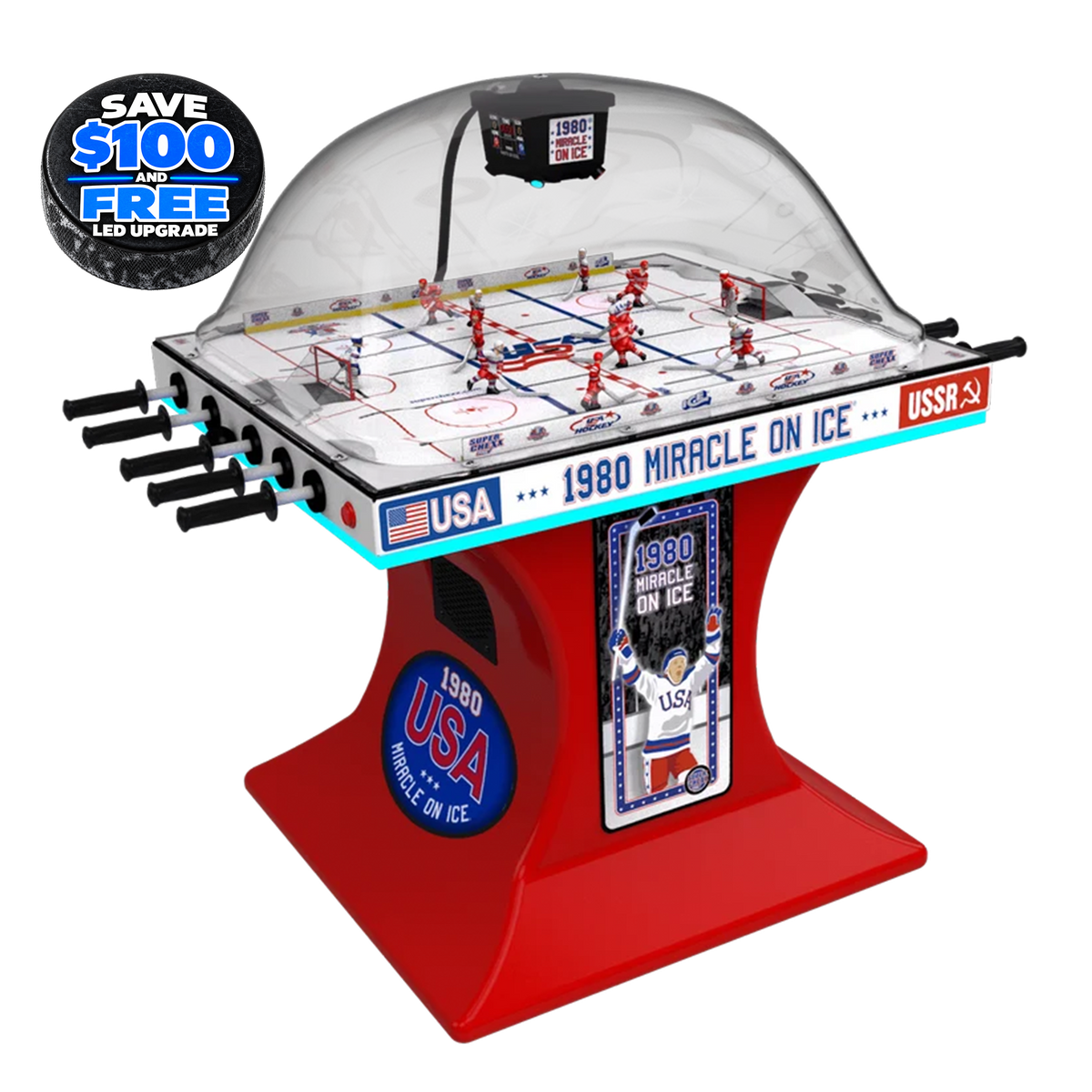 Licensed USA Hockey "Miracle On Ice" Edition Super Chexx Pro® Ice Game
