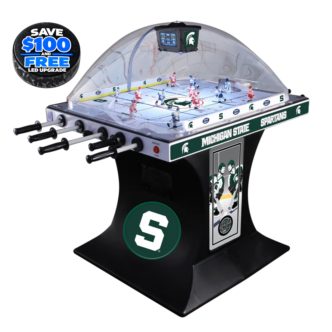 Michigan State Super Chexx PRO® Bubble Hockey Arcade Innovative Concepts in Entertainment