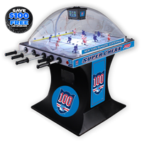 100 Year Anniversary New York Rangers NHL Super Chexx Pro Bubble Hockey Arcade Innovative Concepts in Entertainment