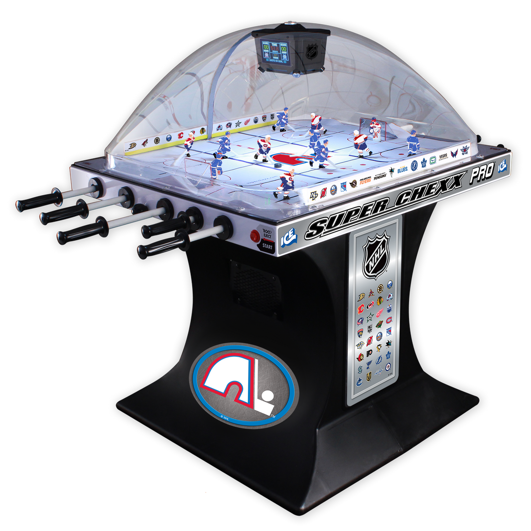 Quebec Nordiques NHL Super Chexx Pro Bubble Hockey Arcade Innovative Concepts in Entertainment   