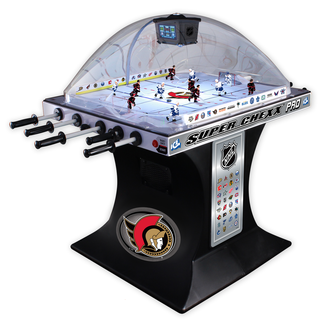 Ottawa Senators NHL Super Chexx Pro Bubble Hockey Arcade Innovative Concepts in Entertainment   