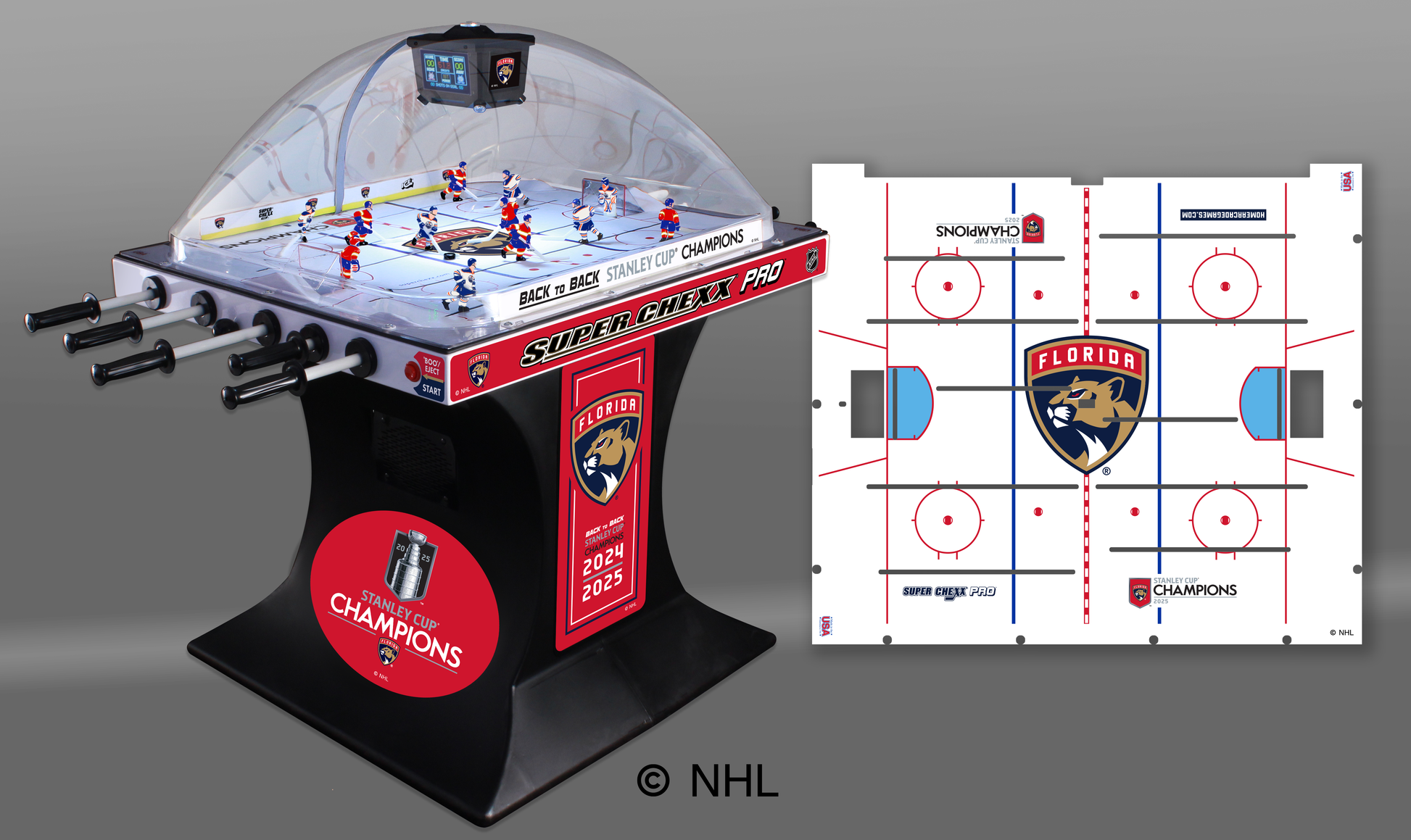 NHL® 2025 Stanley Cup Super Chexx PRO® Arcade Innovative Concepts in Entertainment