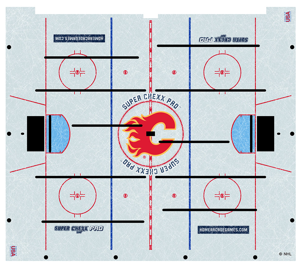 Calgary Flames NHL Super Chexx Pro Bubble Hockey Arcade Innovative Concepts in Entertainment