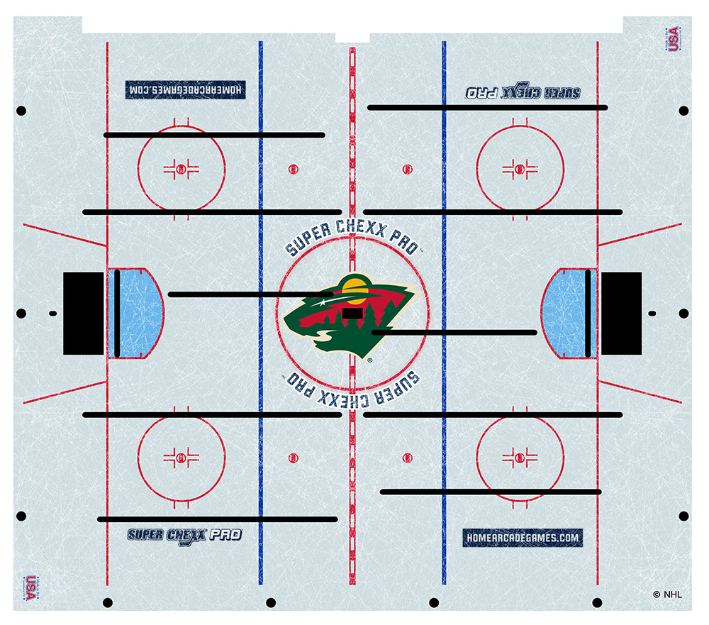 Minnesota Wild NHL Super Chexx Pro Bubble Hockey Arcade Innovative Concepts in Entertainment