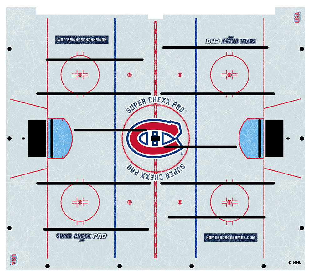 Montreal Canadiens NHL Super Chexx Pro Bubble Hockey Arcade Innovative Concepts in Entertainment