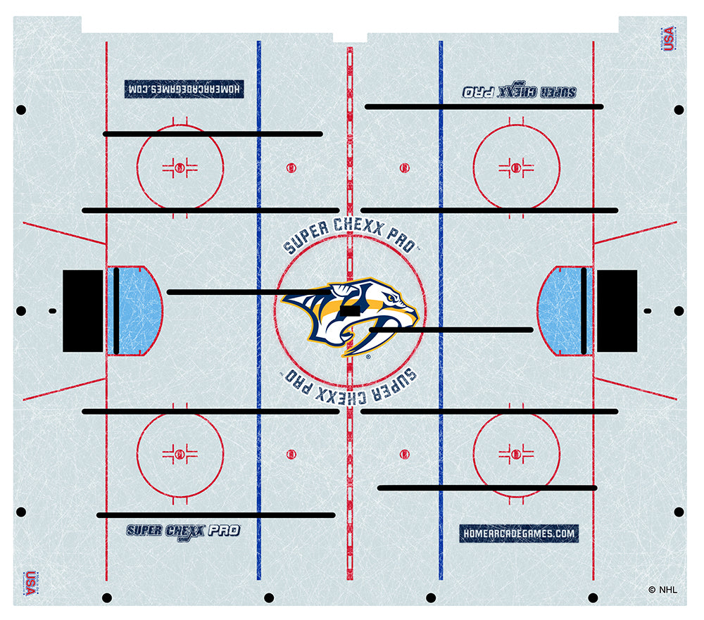 Nashville Predators NHL Super Chexx Pro Bubble Hockey Arcade Innovative Concepts in Entertainment
