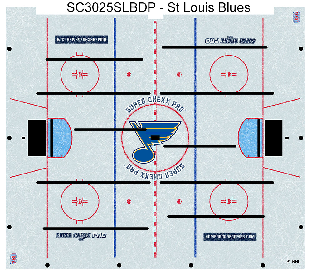 St. Louis Blues NHL Super Chexx Pro Bubble Hockey Arcade Innovative Concepts in Entertainment