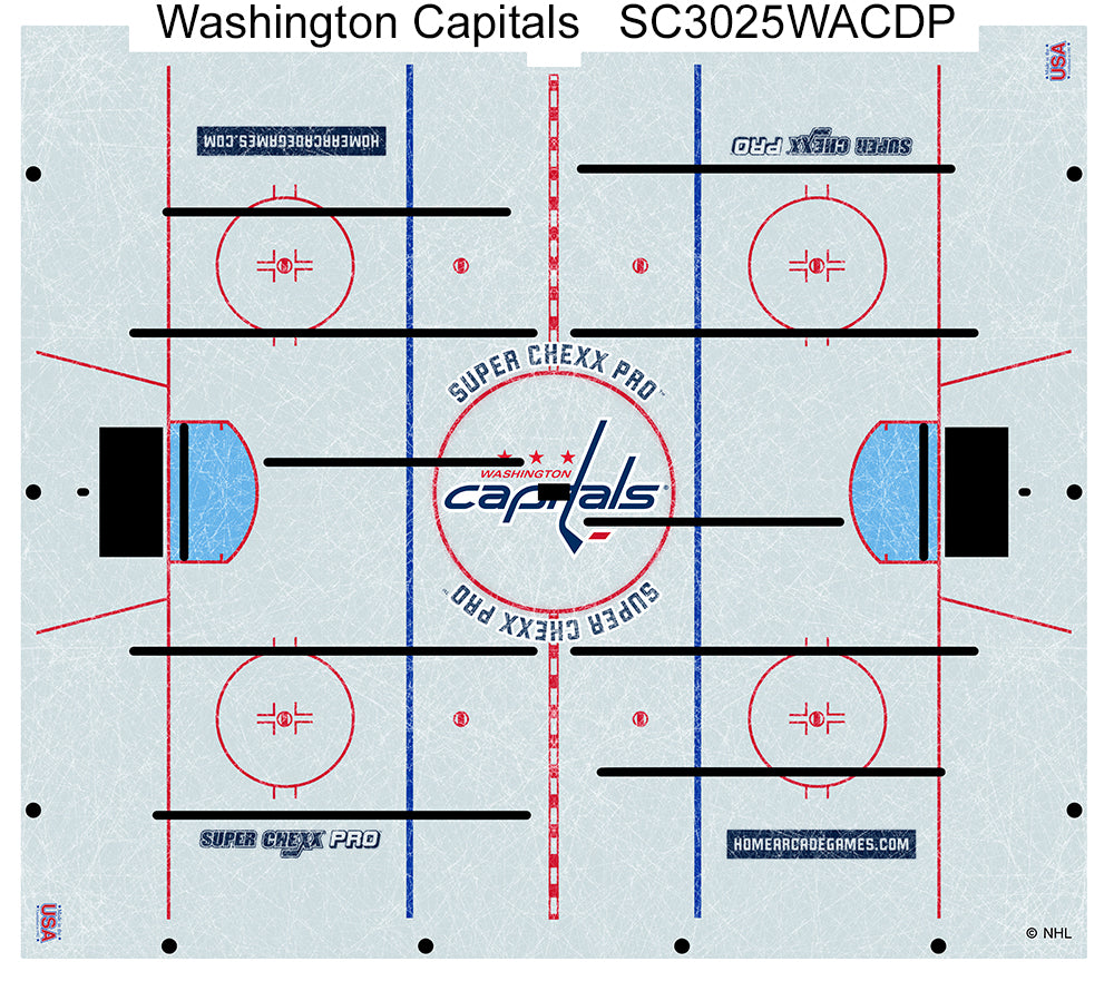 Washington Capitals NHL Super Chexx Pro Bubble Hockey Arcade Innovative Concepts in Entertainment