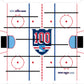 100 Year Anniversary New York Rangers NHL Super Chexx Pro Bubble Hockey