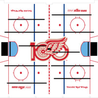 100-year anniversary NHL Detroit Red Wings Super Chexx Pro Bubble Hockey Arcade Innovative Concepts in Entertainment