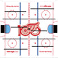 100-year anniversary NHL Detroit Red Wings Super Chexx Pro Bubble Hockey