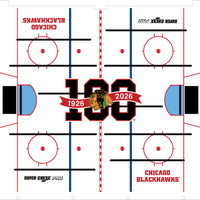 100-year Anniversary Chicago Blackhawks NHL Super Chexx Pro Bubble Hockey - For pricing information please contact ABT Electronics 847-544-2866 Arcade Innovative Concepts in Entertainment