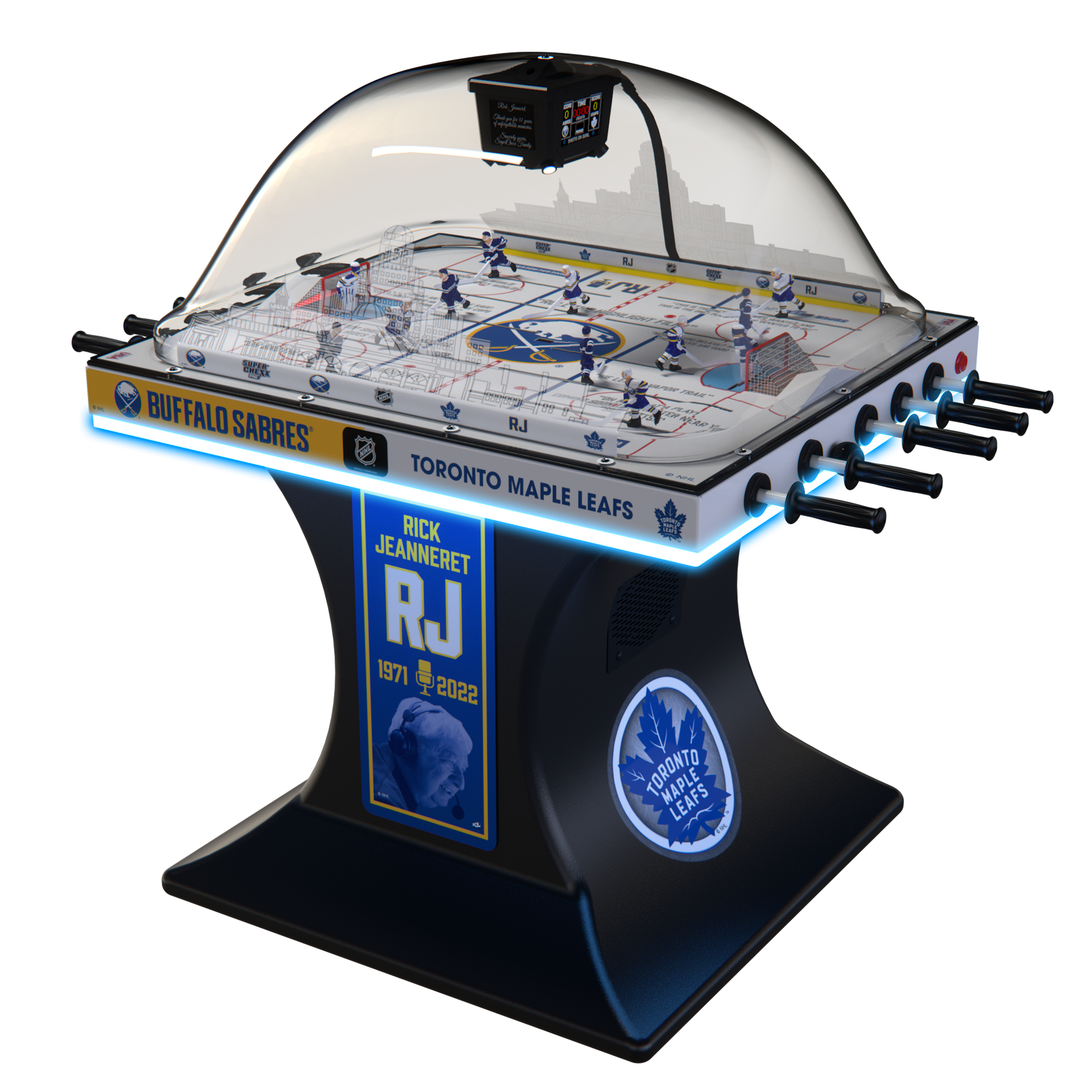 RJ Edition Super Chexx Pro Bubble Hockey Arcade Innovative Concepts in Entertainment   