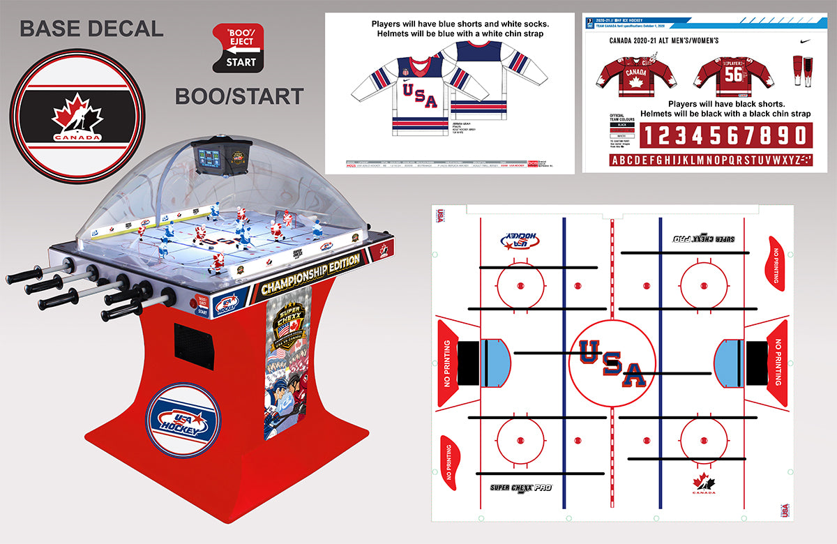 USA vs Canada Championship Edition Ice Game