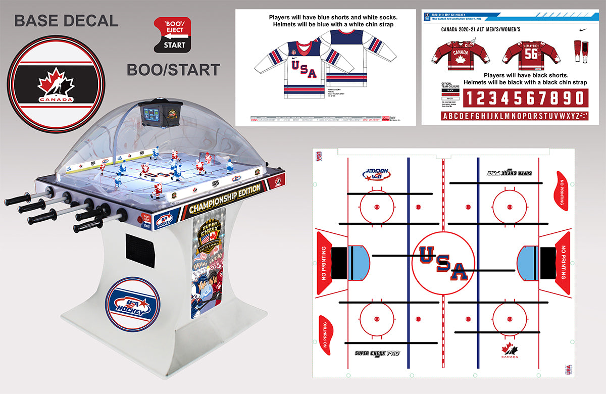 USA vs Canada Championship Edition Ice Game