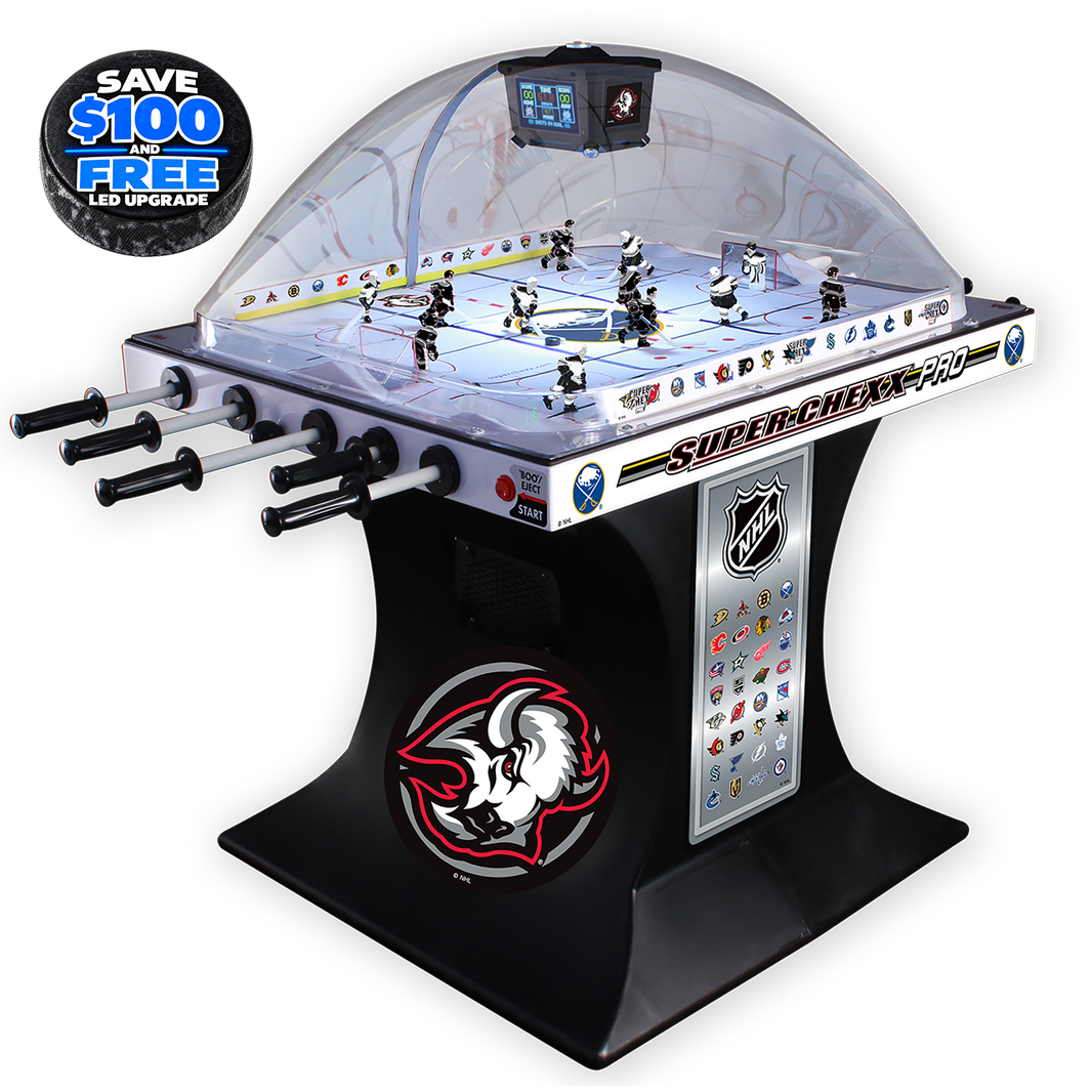 Buffalo Sabres (Goat Head) Special Edition Super Chexx Pro Bubble Hockey Super Chexx Store