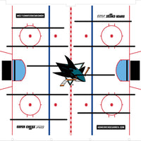 San Jose Sharks NHL Super Chexx Pro Bubble Hockey Arcade Innovative Concepts in Entertainment