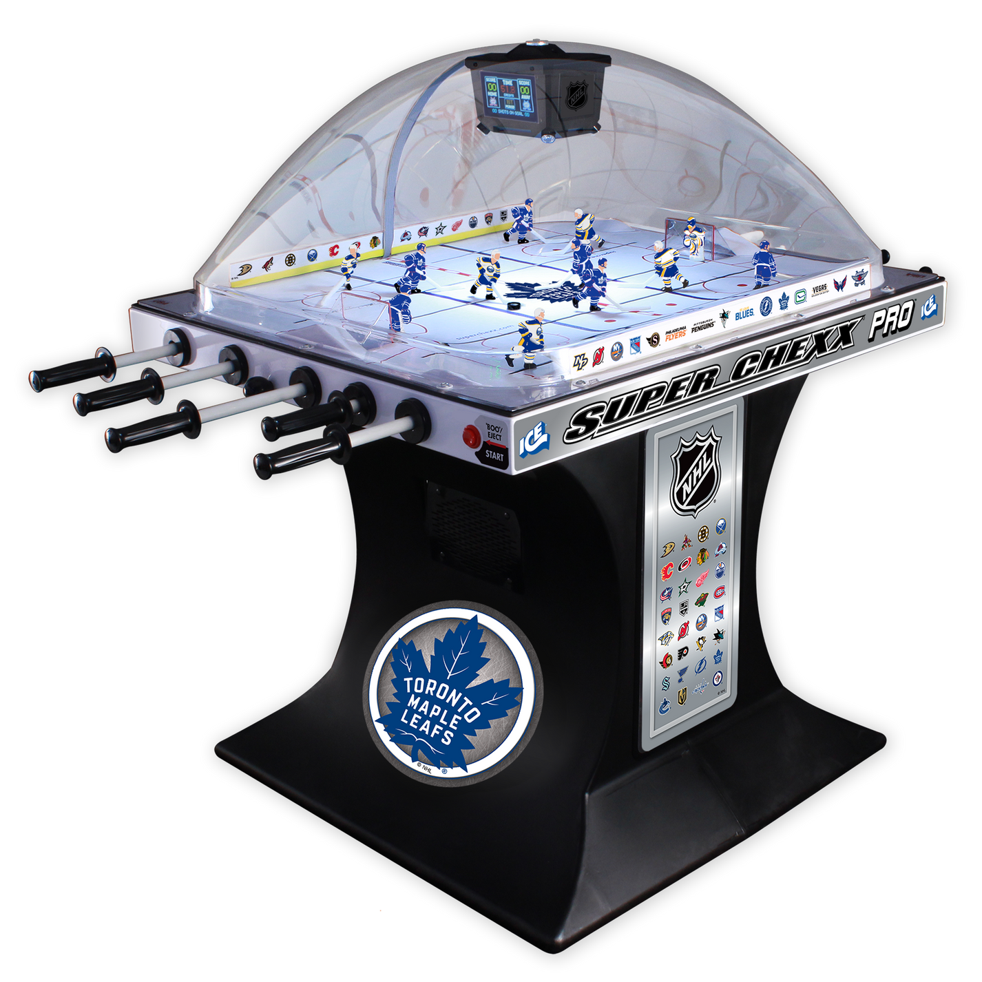 Toronto Maple Leafs NHL Super Chexx Pro Bubble Hockey – Super Chexx Store