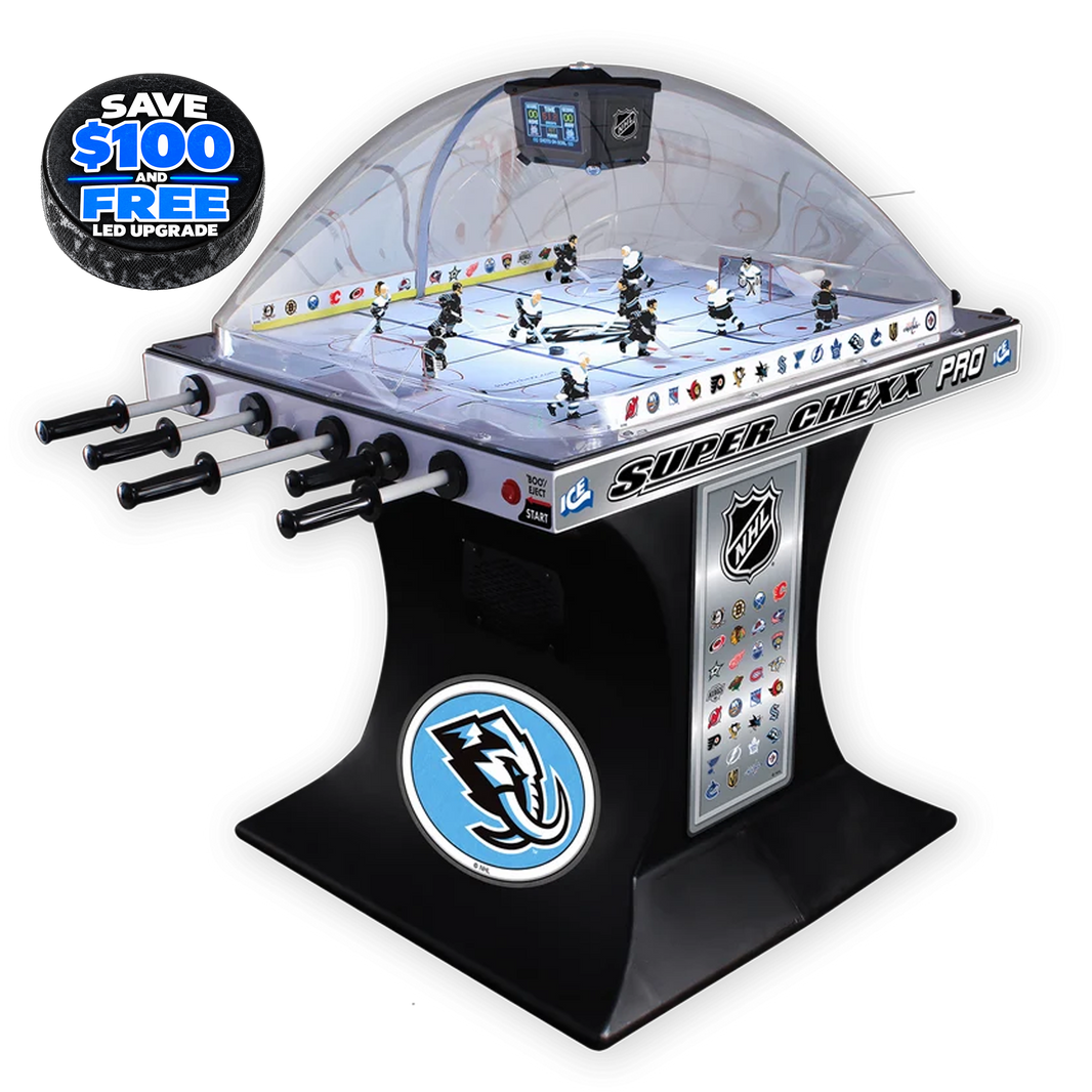 Utah Mammoth NHL Super Chexx Pro Bubble Hockey Arcade Innovative Concepts in Entertainment