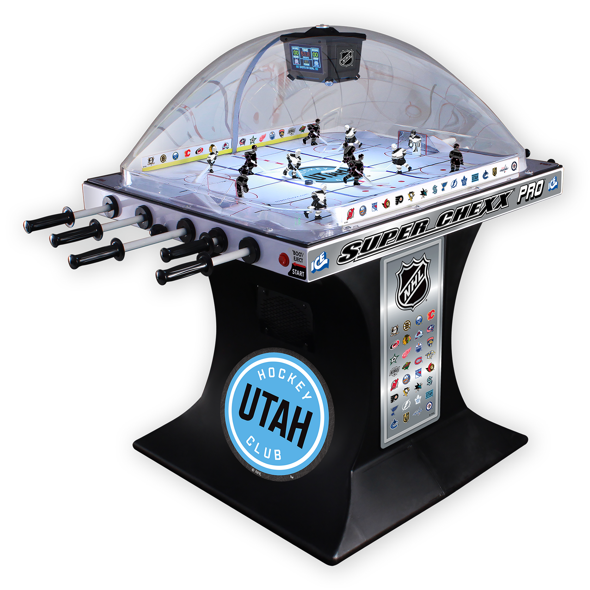 Utah Hockey Club NHL Super Chexx Pro Bubble Hockey Arcade Innovative Concepts in Entertainment   