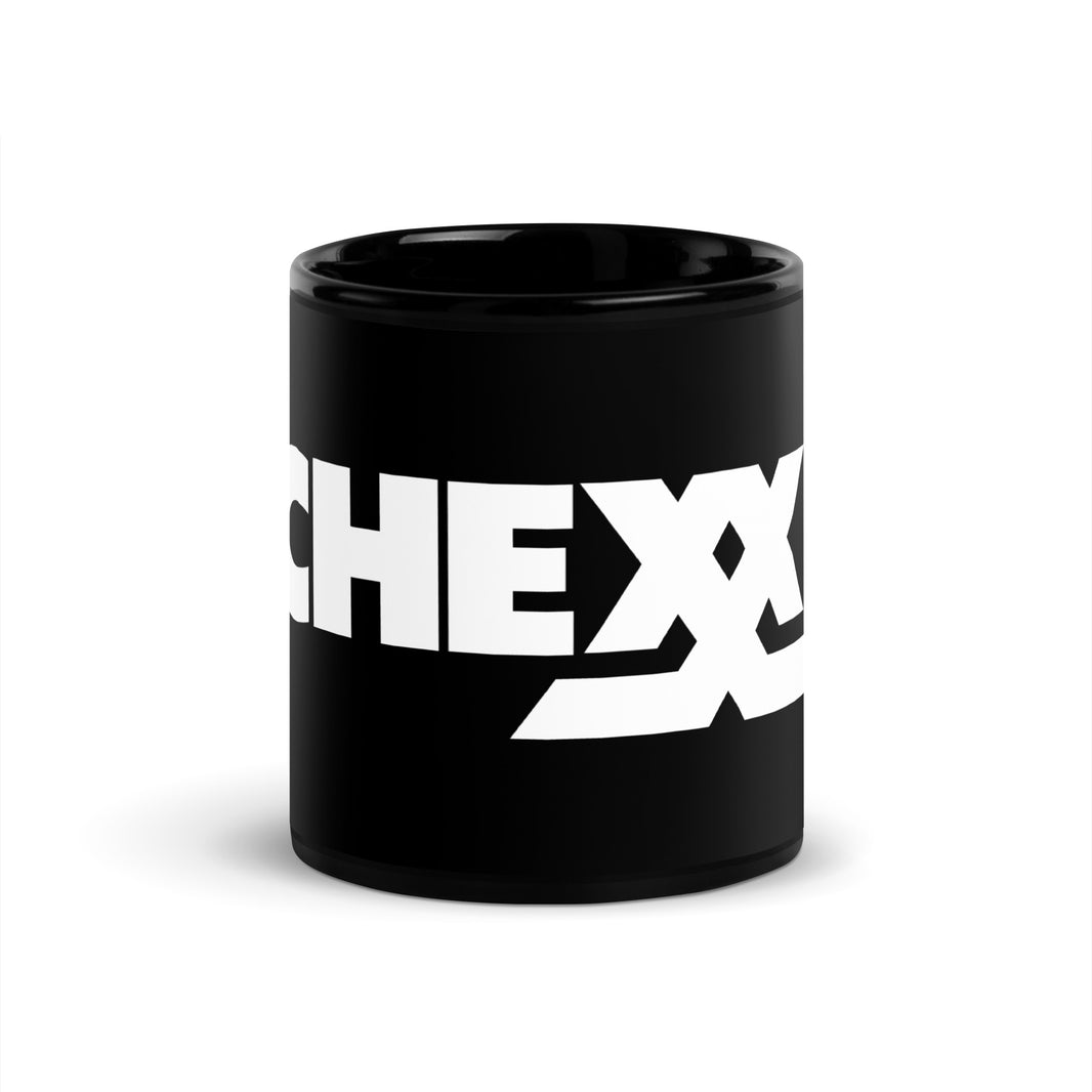 11oz "chexx" Black Glossy Mug Super Chexx Store Default Title