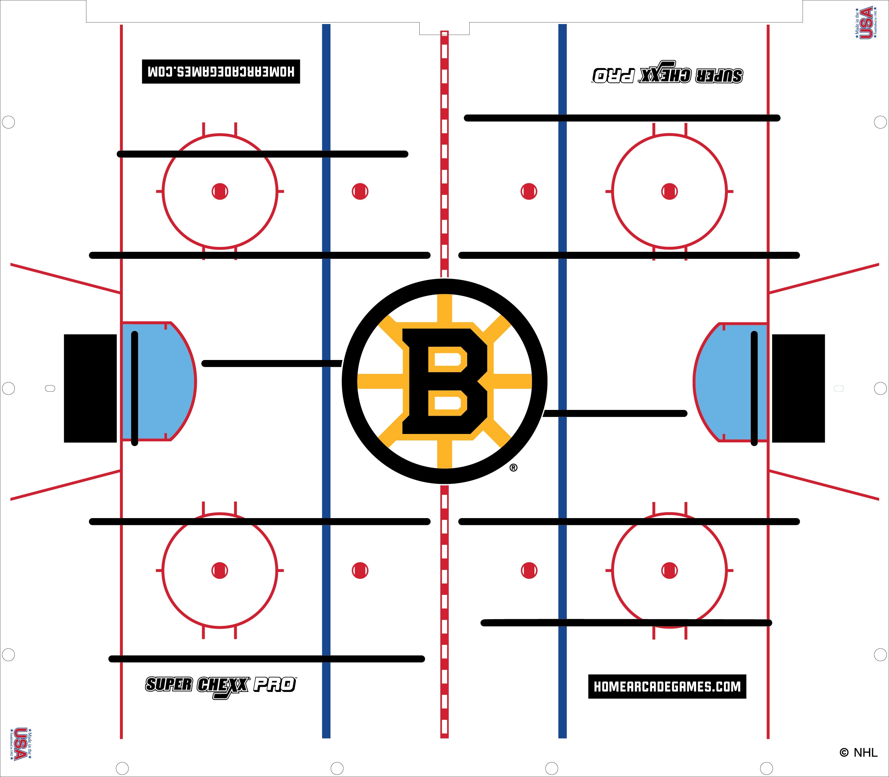 Boston Bruins NHL Super Chexx Pro Bubble Hockey – Super Chexx Store