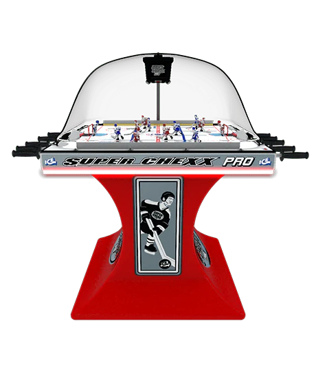 Ready to Ship | Super Chexx PRO® | Red base with LED Add-On Arcade Innovative Concepts in Entertainment