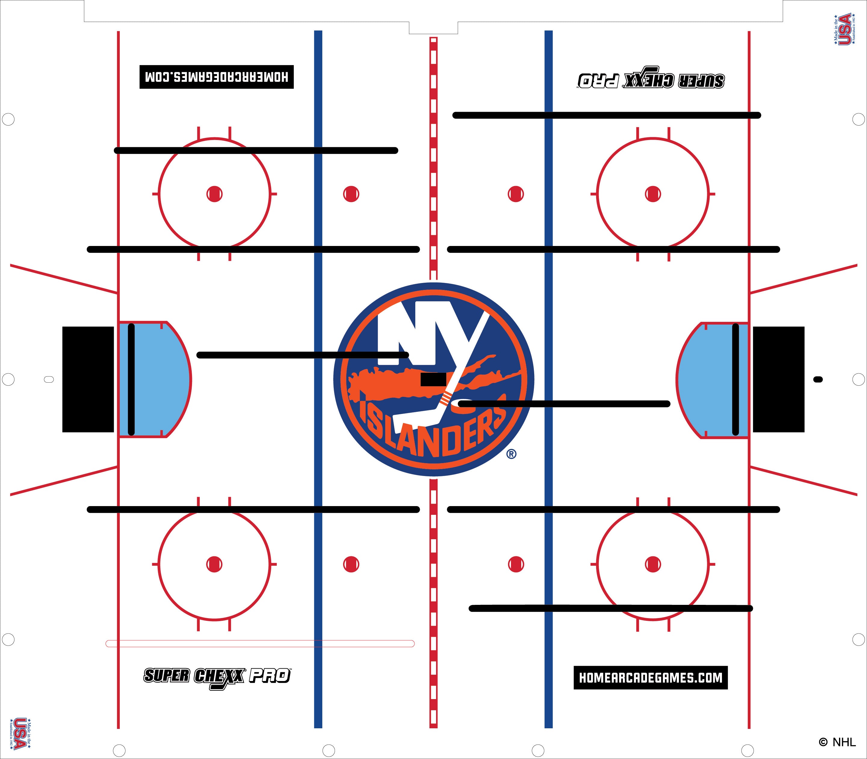 New York Islanders NHL Super Chexx Pro Bubble Hockey – Super Chexx