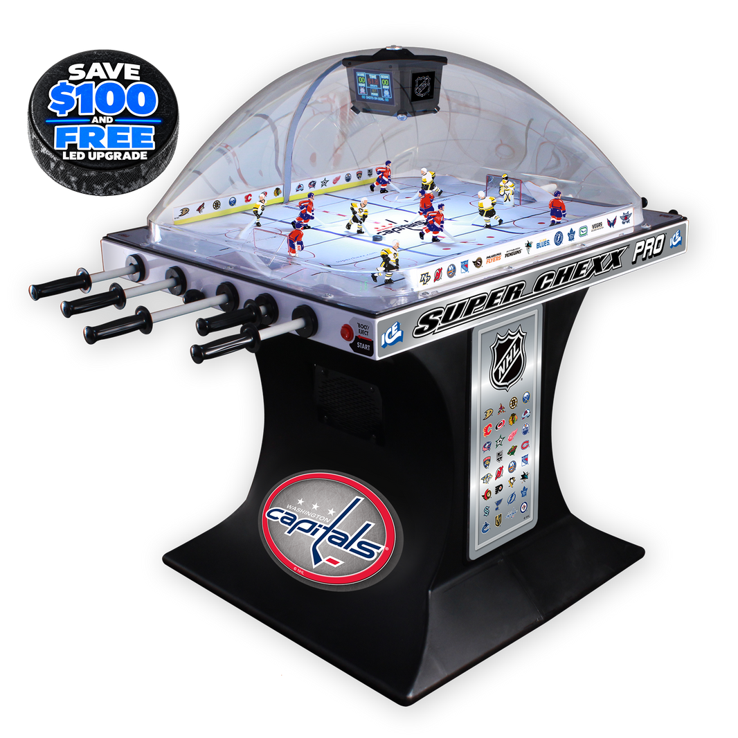 Washington Capitals NHL Super Chexx Pro Bubble Hockey Arcade Innovative Concepts in Entertainment