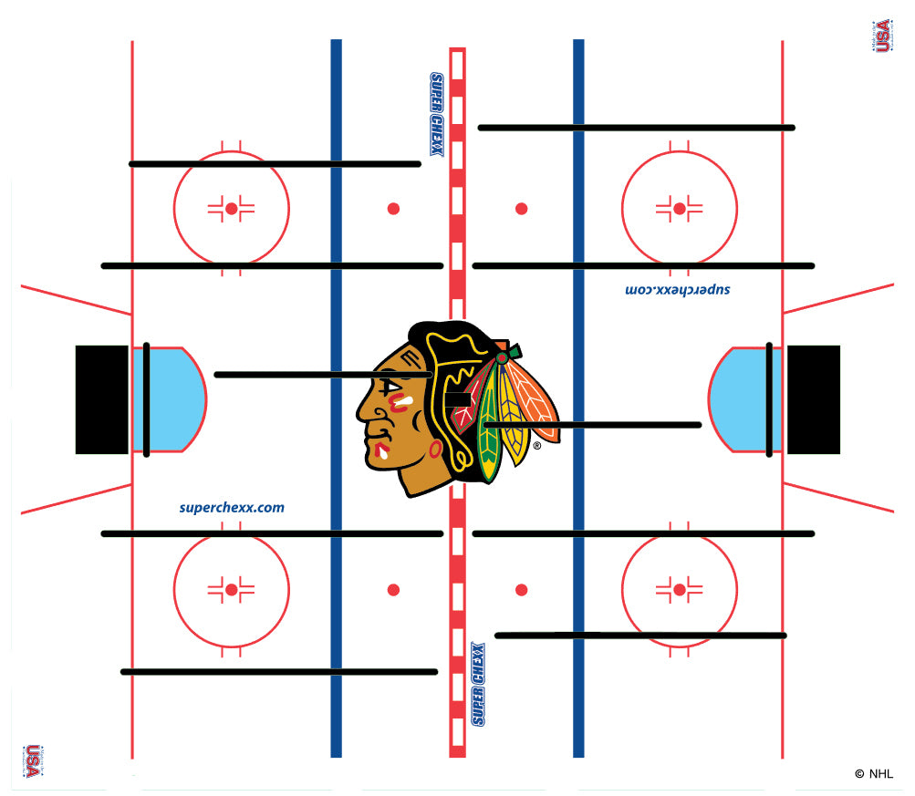 CHOOSE CENTER ICE LOGO OPTIONS_HIDDEN_PRODUCT Innovative Concepts in Entertainment, Inc. Chicago Blackhawks Logo ICE  