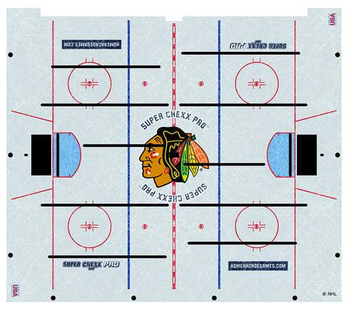 CHOOSE CENTER ICE LOGO OPTIONS_HIDDEN_PRODUCT Innovative Concepts in Entertainment, Inc. Skated Chicago Blackhawks Logo ICE  
