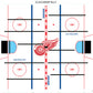 CHOOSE CENTER ICE LOGO OPTIONS_HIDDEN_PRODUCT Innovative Concepts in Entertainment, Inc. Detroit Red Wings Logo ICE  