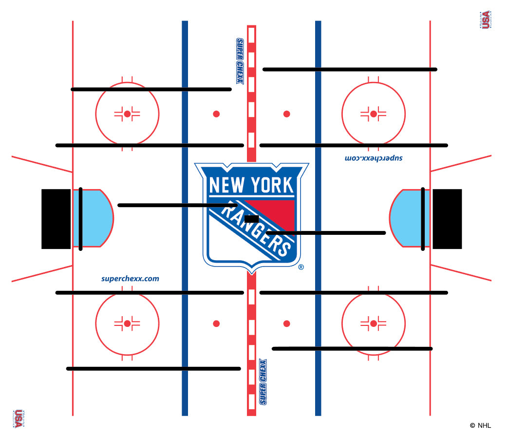 CHOOSE CENTER ICE LOGO OPTIONS_HIDDEN_PRODUCT Innovative Concepts in Entertainment, Inc. New York Rangers Logo ICE  