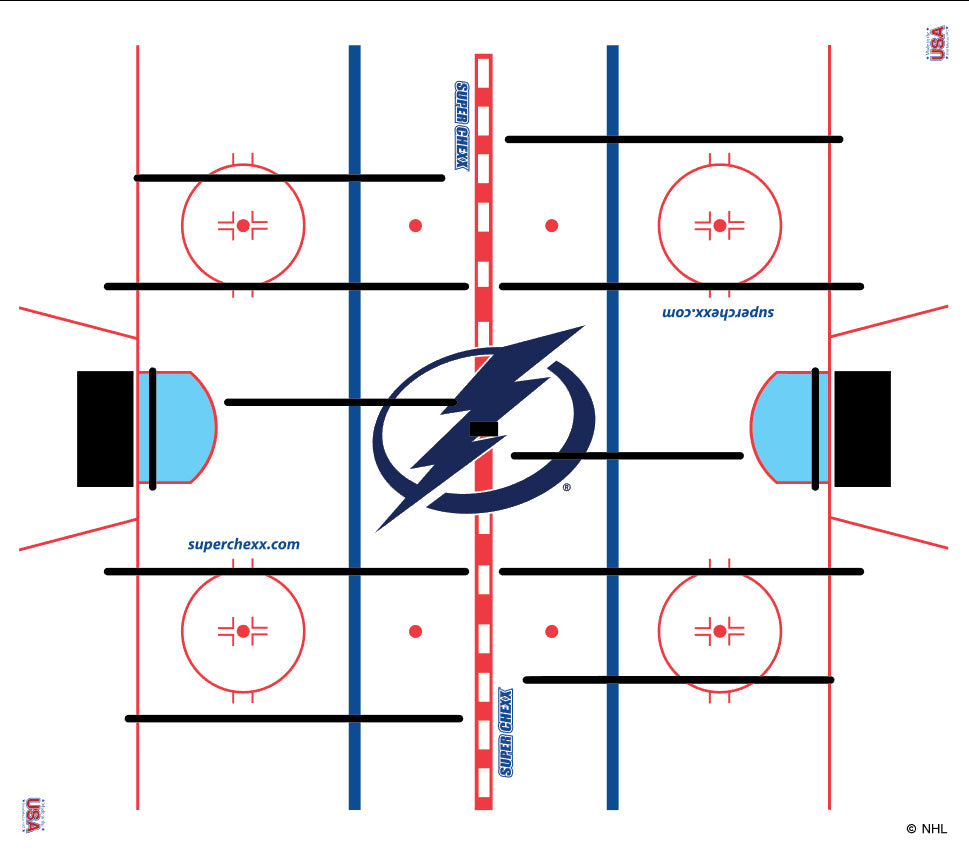 CHOOSE CENTER ICE LOGO OPTIONS_HIDDEN_PRODUCT Innovative Concepts in Entertainment, Inc. Tampa Bay Lightning Logo ICE  