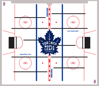 CHOOSE CENTER ICE LOGO OPTIONS_HIDDEN_PRODUCT Innovative Concepts in Entertainment, Inc. Toronto Maple Leafs Logo ICE  